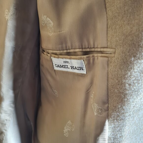 Readgate Robinsons men's 100% camel wool coat - Picture 8 of 8